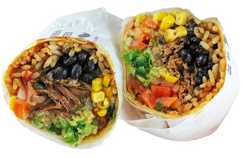 Sixteen Bites Burrito
