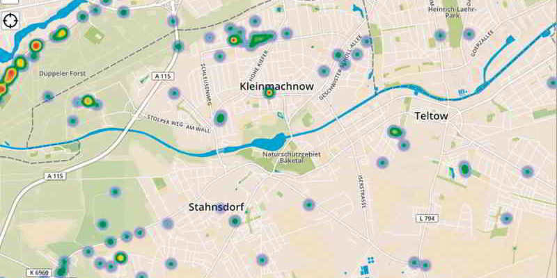 Mit dem Funklochmelder Brandenburg hat die CDU-Fraktion eine Website geschaltet, auf der man Löcher im Mobilfunknetz melden kann und diese dann auf einer Karte visualisiert werden.