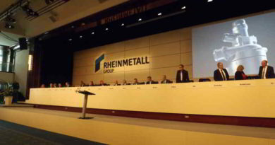 Die Hauptversammlung der Düsseldorfer Rheinmetall AG in Berlin am 9. Mai 2017
