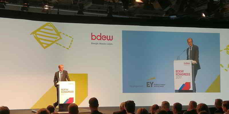 Der Energiekongress 2017 des BDEW wird beschrieben.