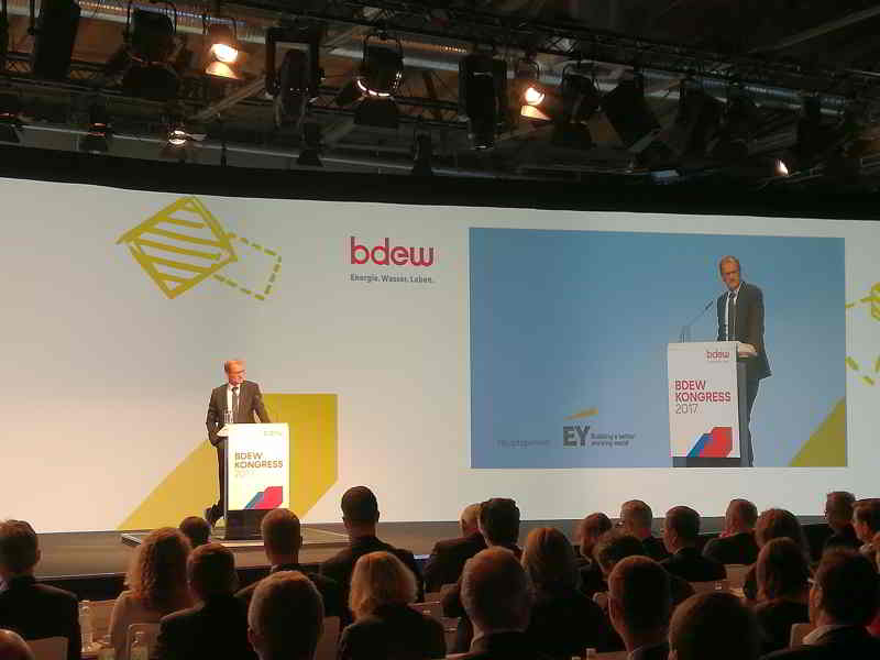 Der Energiekongress 2017 des BDEW wird beschrieben.