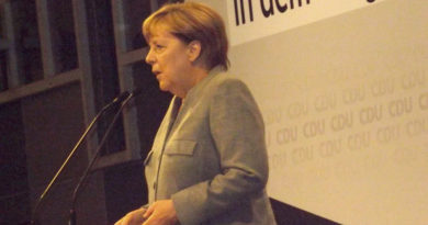 Bundeskanzlerin Merkel auf Wahlkampftour