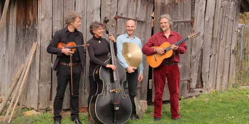 Das Quartett VallesantaCorde feiert Folklore‐Musik und nimmt dabei seinem Publikum den Atem, am 18. November auch dem in Kleinmachnow.