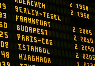 Flughafen Anzeigetafel