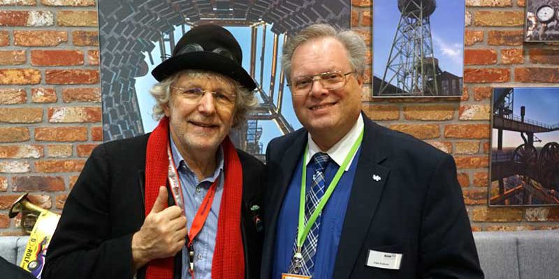 Trabbi-Rolf (li.) und Uwe Kutzner