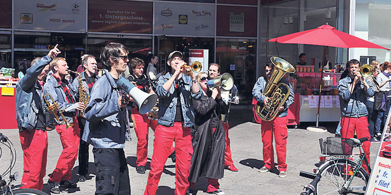 Klangmeile in der Berliner Schloßstraße am 26. Mai 2018