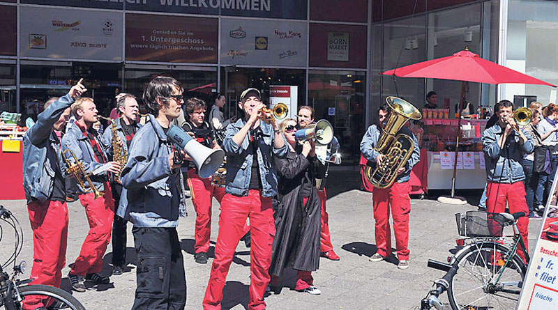 Klangmeile in der Berliner Schloßstraße am 26. Mai 2018