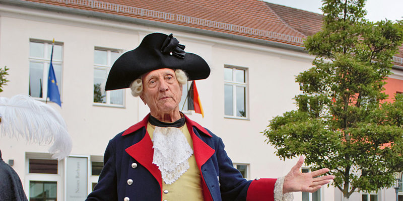 Hermann Lamprecht als Alter Fritz