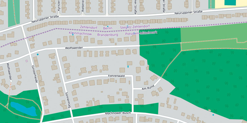 Die Umwandlung der Grundstücke entlang der Straßen „Wolfswerder“ und „Am Rund“ (Flurstücke 510 bis 514, 540 bis 552) zu Wohnbauflächen geht in die nächste Phase. Wie aus dem Rathaus Kleinmachnow bekanntgegeben wurde, wurde der erste Entwurf der 11. Änderung KLM-FNP-11 für Flächen im Bereich Verlängerung Wolfswerder öffentlich ausgelegt.