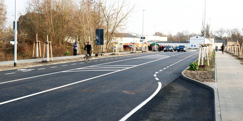 Eine kleine Entlastung für Autofahrende in der Region: Die Biomalzspange wurde am 13. Dezember 2019 freigegeben.