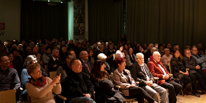 Dem Ausgleich der Kaufsumme für den Flügel im Stubenrauchsaal ist Hermann Lamprecht mit seinem Konzert am 24. Januar wieder ein Stück näher gekommen.