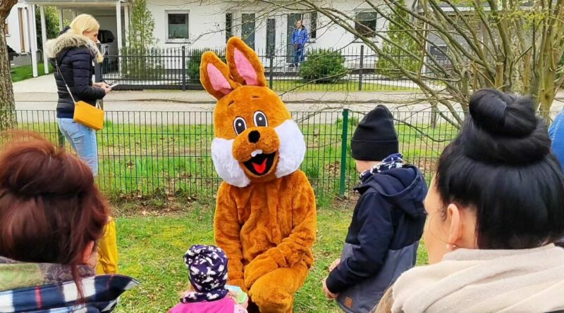 Osterhase in Teltow gesichtet