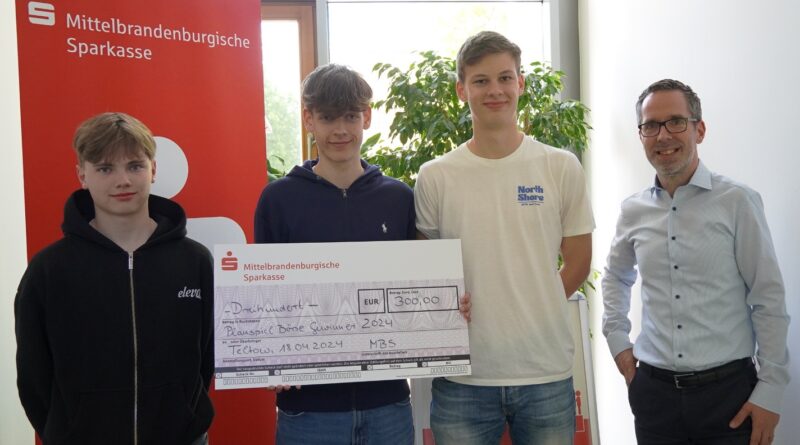 Schüler aus Kleinmachnow, Stahnsdorf und Rathenow erfolgreich beim Planspiel Börse der Sparkasse