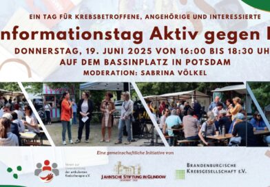 „Aktiv gegen Krebs“ – Informationstag auf dem Bassinplatz in Potsdam
