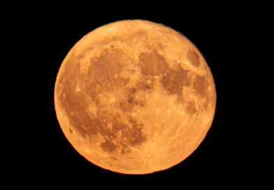 Der Erdbeermond leuchtete über unserer Region