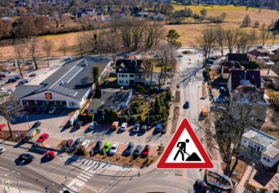 Neue Baustelle in Stahnsdorf