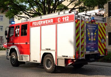 Großbrand in der Teltower Gartenstraße