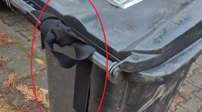 Keine Leerung von Abfalltonnen mit privaten Anbauten