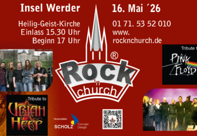Rock ´n´ church in der Heilig-Geist-Kirche Werder am 16. Mai Rock ´n´ church in der Heilig-Geist-Kirche Werder am 16. Mai