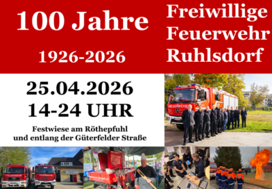 100 Jahre Freiwillige Feuerwehr Ruhlsdorf