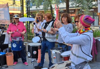 Protestkundgebung gegen 1. Bürgerdialog der AfD in Kleinmachnow Protestkundgebung gegen 1. Bürgerdialog der AfD in Kleinmachnow