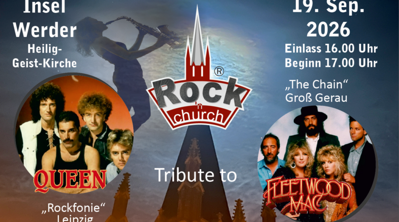 Rock ´n´ church in der Heilig-Geist-Kirche Werder am 19. September Rock ´n´ church in der Heilig-Geist-Kirche Werder am 19. September