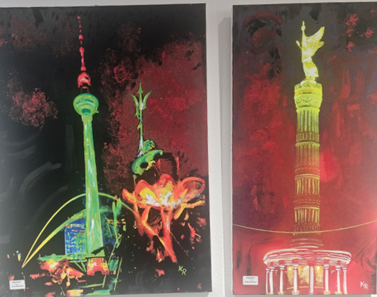 Kunst in der Sparkasse Stahnsdorf – Farbenfroher Mix aus Foto & Acryl Kunst in der Sparkasse Stahnsdorf – Farbenfroher Mix aus Foto & Acryl