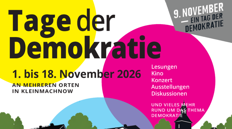 Tage der Demokratie in Kleinmachnow